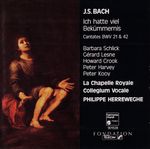 Pochette Ich hatte viel Bekümmernis : Cantates BWV 21 & 42