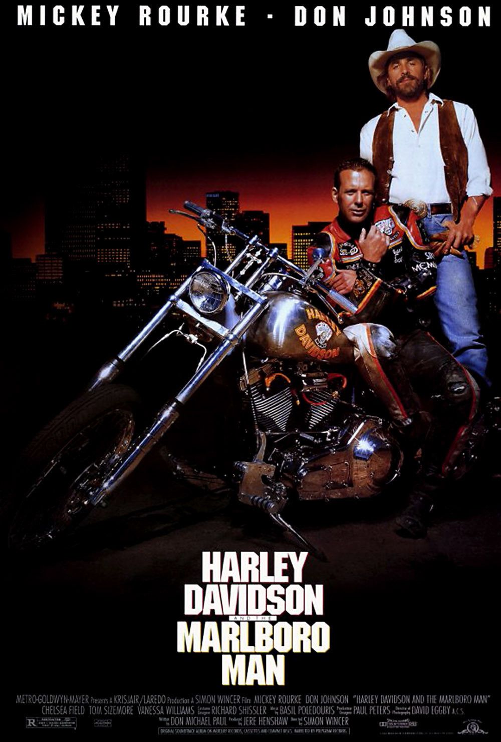Harley Davidson Et L Homme Aux Santiags Affiches, posters et images de Harley Davidson et l'homme... (1991)