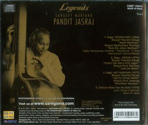 Legends: Sangeet Martand Pandit Jasraj (Vol. 4)