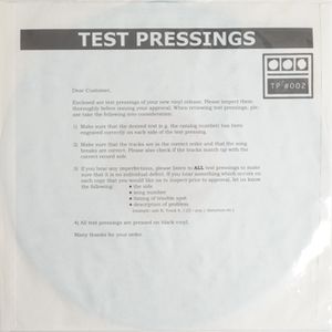 Testpressing #002 (Single)