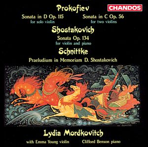 Prokofiev: Sonata in D, op. 115 / Sonata in C, op. 56 / Shostakovich: Sonata, op. 134 / Schnittke: Praeludium in Memoriam D. Sho
