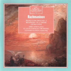 The Great Composers, Volume 48: Rachmaninov Piano Concerto no. 2 in C minor / Rhapsody on a Theme of Paganini