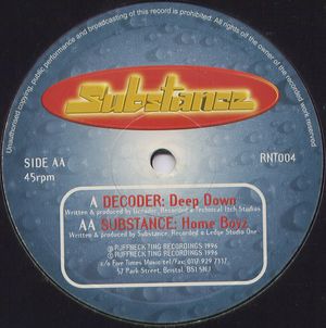 Deep Down / Home Boyz (Single)