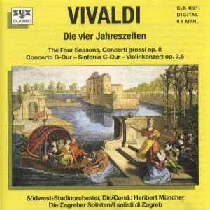 The Four Seasons / Concerto in G major / Symphony in C major / Violin Concerto in A minor Op. 3/6 (Südwest-Studioorchester feat.