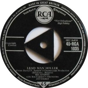 Lead Man Holler / Haiti Cherie (Single)