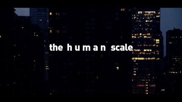 The Human Scale