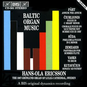 Baltic Organ Music