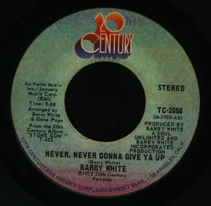 Never, Never Gonna Give You Up