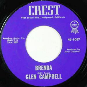 Brenda / Turn Around, Look at Me (Single)