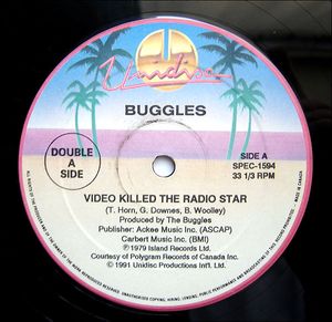 Video Killed the Radio Star / Living on Video (remix) (Single)