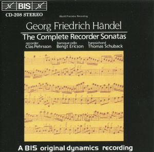 Sonata no. 1 in G minor, HWV 360: Presto