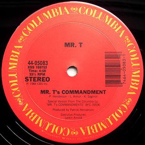 Mr. T's Commandment (Single)