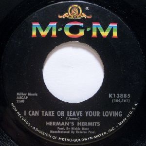 I Can Take or Leave Your Loving / Marcel's (Single)