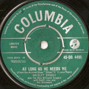 As Long as He Needs Me (Single)