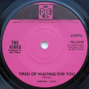 Tired of Waiting for You (Single)