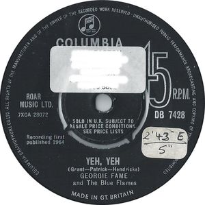 Yeh, Yeh (Single)