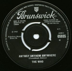 Anyway, Anyhow, Anywhere (Single)