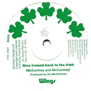 Give Ireland Back to the Irish (Single)