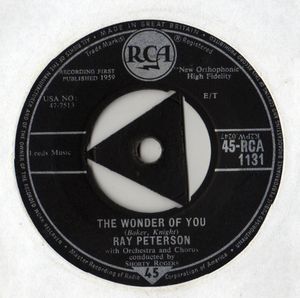 The Wonder of You / I'm Gone (Single)