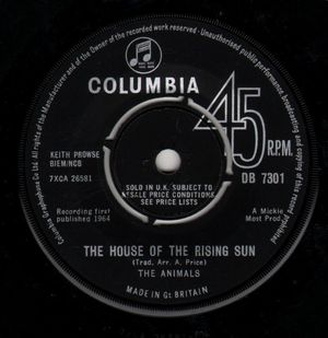 The House of the Rising Sun / Talkin’ ’bout You (Single)