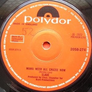 Mama Weer All Crazee Now (Single)