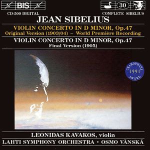 Violin Concerto in D minor, Original and Final Version
