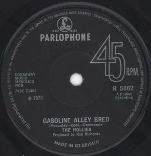 Gasoline Alley Bred / Dandelion Wine (Single)