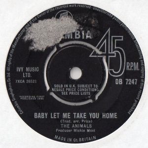 Baby Let Me Take You Home / Gonna Send You Back to Walker (Single)