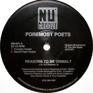 Reasons to Be Dismal? (Single)