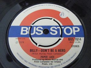 Billy - Don't Be a Hero (Single)