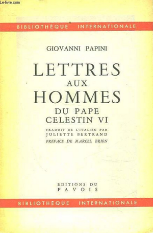 Lettres aux hommes du pape Célestin VI