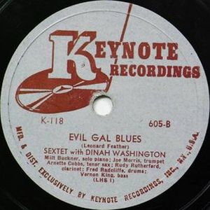 Homeward Bound / Evil Gal Blues (Single)