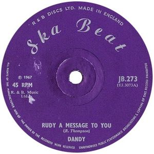 Rudy a Message to You / Till Death Us Do Part (Single)