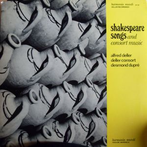 Shakespeare Songs and Consort Music