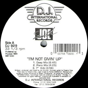 I'm Not Givin' Up / One Moment in Love (Single)