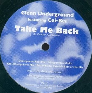 Take Me Back (Boo Williams's take Me Back or Else mix)