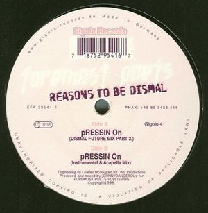 Reasons to Be Dismal (EP)