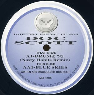 Drumz '95 (Nasty Habits remix) / Blue Skies (Single)