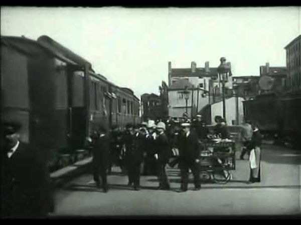 Arrivée d'un train à Perrache