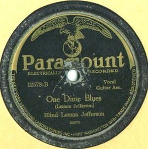 One Dime Blues / Gone Dead on You (Single)