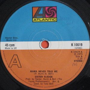 Mama Never Told Me / Neither One of Us (Want's to Be the First to Say Goodbye) (Single)