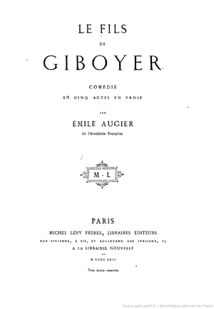 Le fils de Giboyer