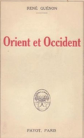 Couverture Orient et Occident Couverture Orient et Occident