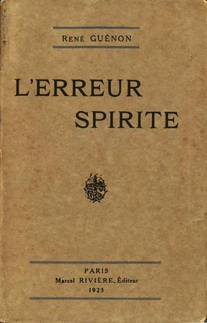 L'Erreur spirite