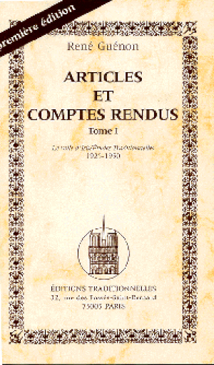 Articles et Comptes-Rendus