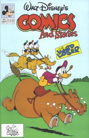 Mauvais perdant - Donald Duck