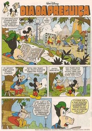 Jour de flemme - Mickey Mouse