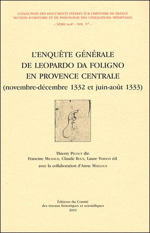L'enquête générale de Leopardo Da Foligno en Provence centrale