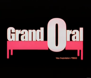 Grand Oral
