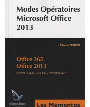 Modes opératoires Microsoft Office 2013